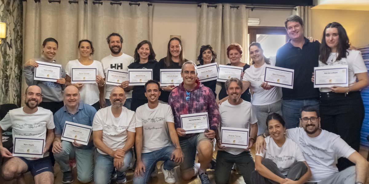 diplomados en experiencia oso, tigre y dragón, sesión dinámica de coaching for success coaching empresarial